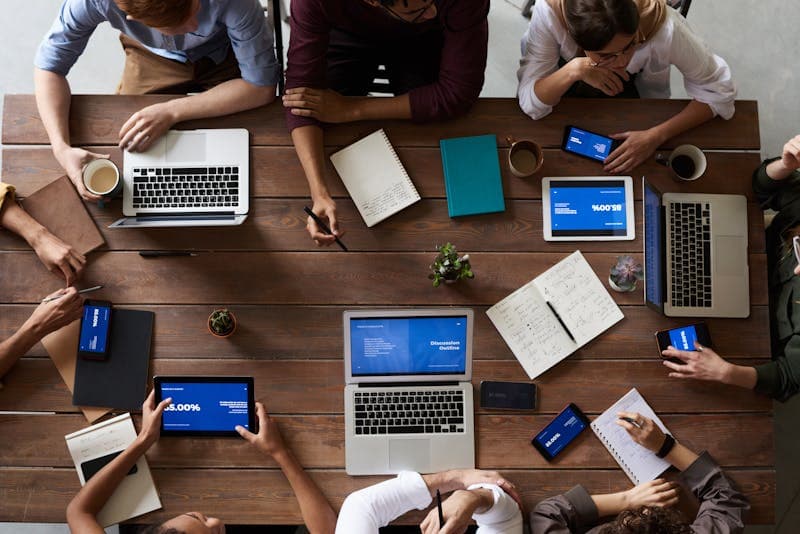 Digital transformation team collaboration